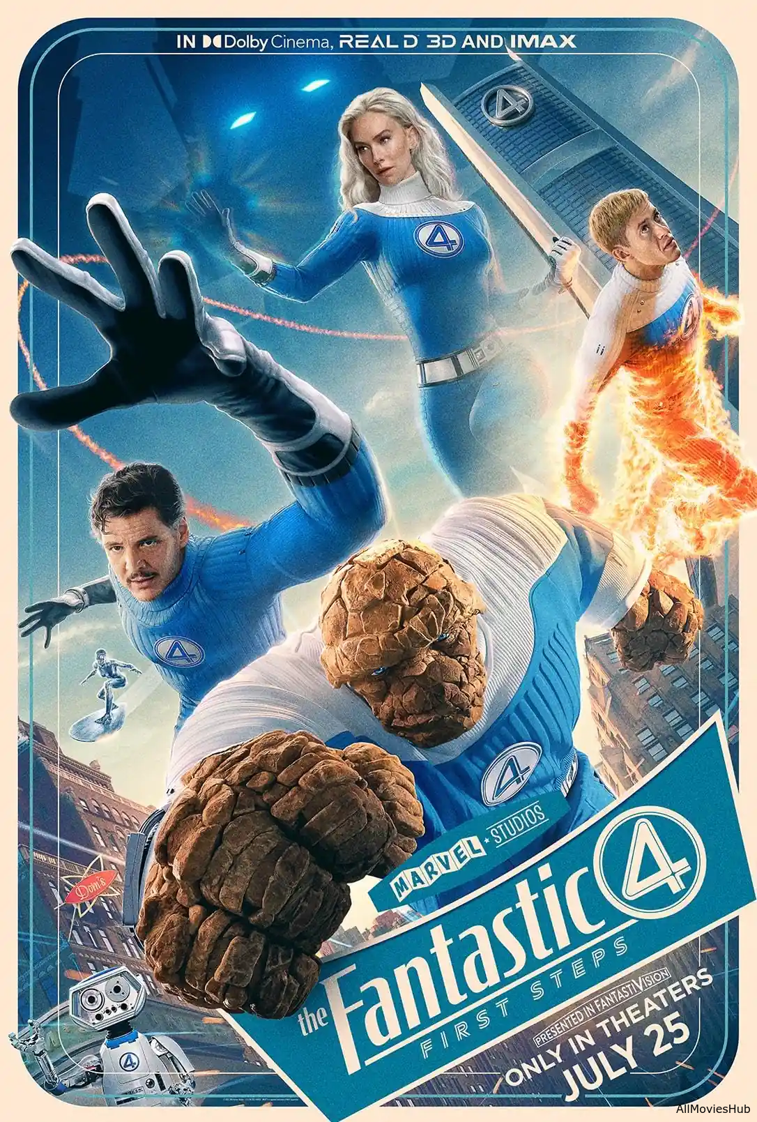 The Fantastic Four: First Steps (2025) iMAX-WEB-DL Dual Audio {Hindi-English}