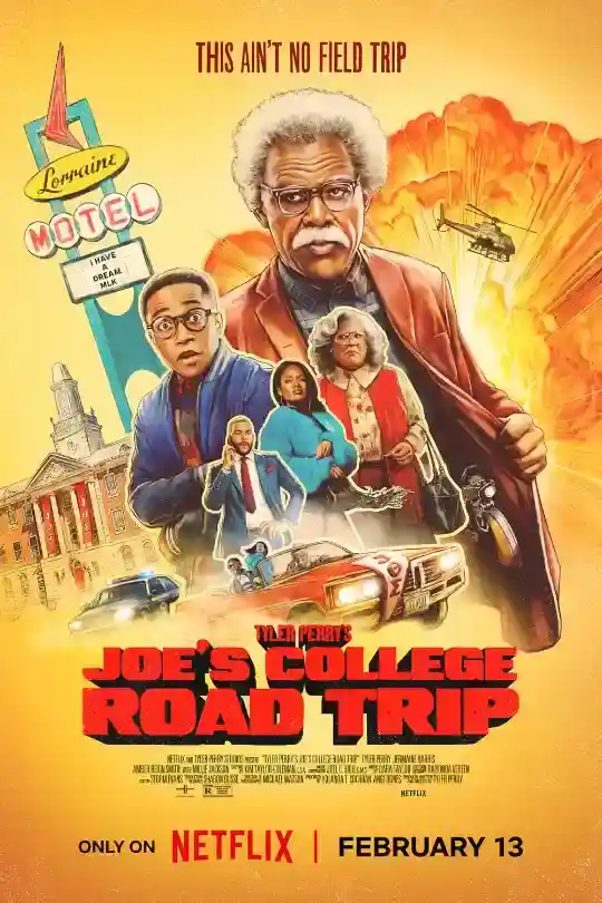 Tyler Perry’s Joe’s College Road Trip (2026) Dual Audio {Hindi-English} NetFlix Full Movie WEB-DL